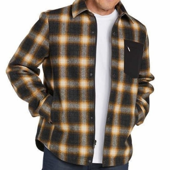 Pendleton Men’s Wool Blend Shirt Jacket nwt gray - Picture 2 of 5